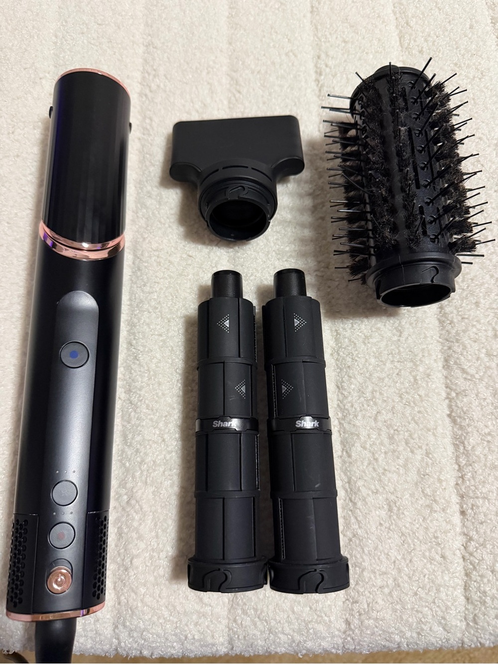 Shark Black 3-in-1 Women’s Hot Air Styler with Brush Attachments